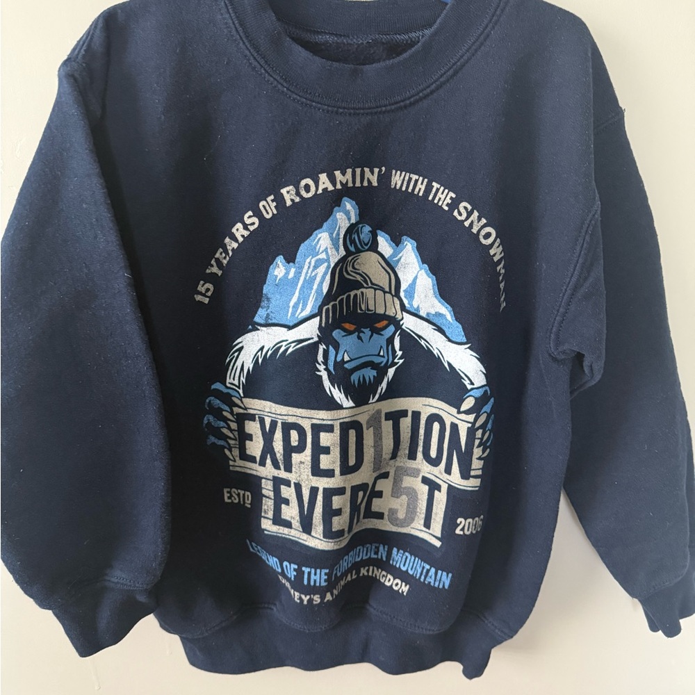 Disney Expedition Everest Navy Crewneck Sweater